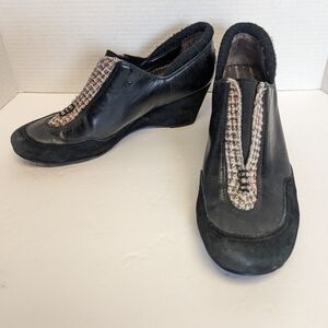 Black Morenatom Wedges Size 9